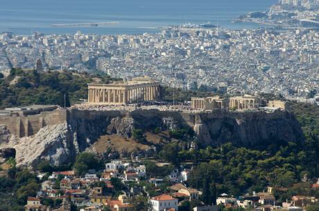 Umsteigen in Athen 